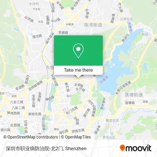 深圳市职业病防治院-北2门 map