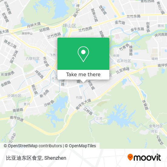 比亚迪东区食堂 map