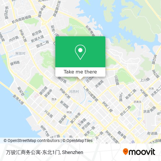 万骏汇商务公寓-东北1门 map