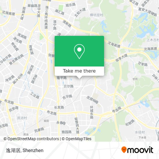 逸湖居 map