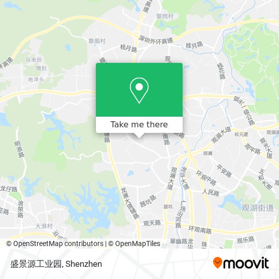 盛景源工业园 map