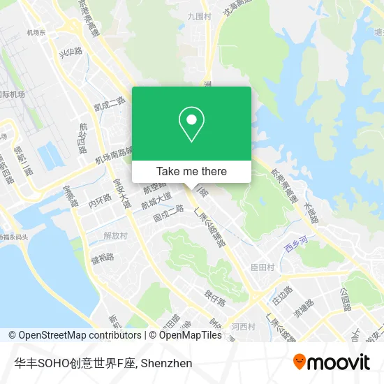 华丰SOHO创意世界F座 map