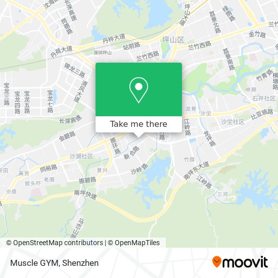 Muscle GYM map