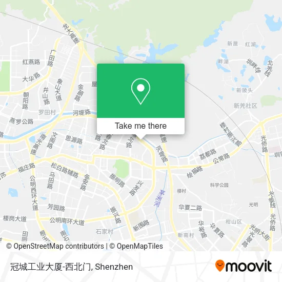 冠城工业大厦-西北门 map