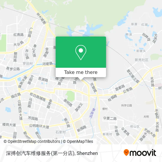 深搏创汽车维修服务(第一分店) map