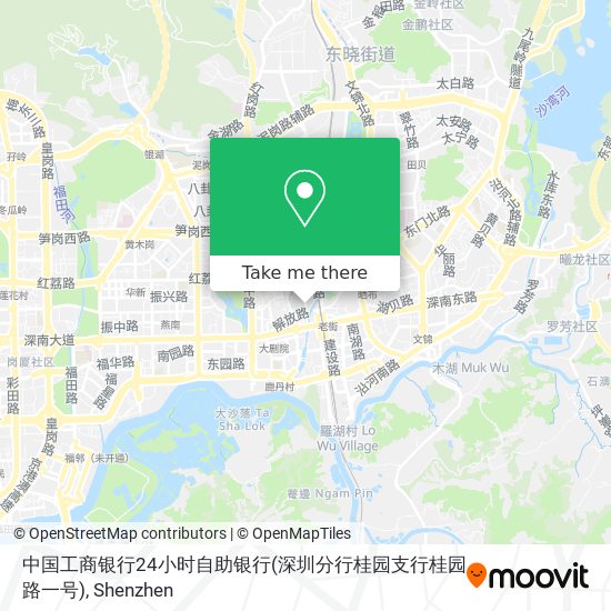 中国工商银行24小时自助银行(深圳分行桂园支行桂园路一号) map