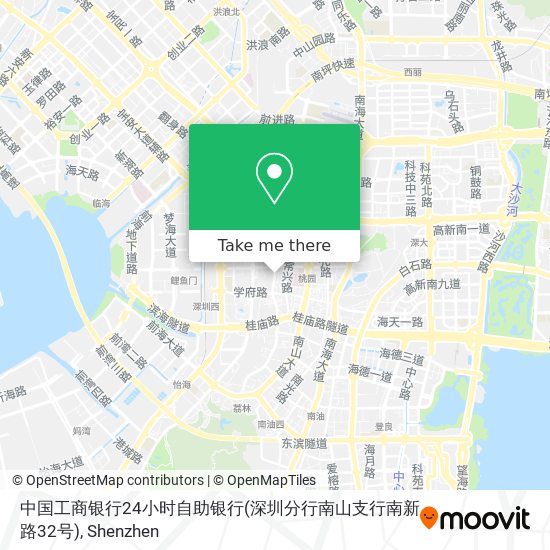 中国工商银行24小时自助银行(深圳分行南山支行南新路32号) map