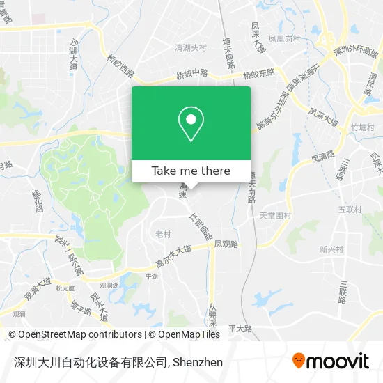 深圳大川自动化设备有限公司 map
