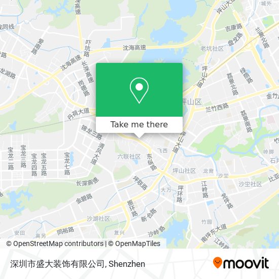 深圳市盛大装饰有限公司 map