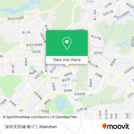 深圳天玑城-南1门 map