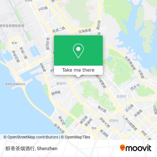醇香茶烟酒行 map