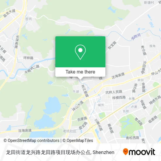 龙田街道龙兴路龙田路项目现场办公点 map