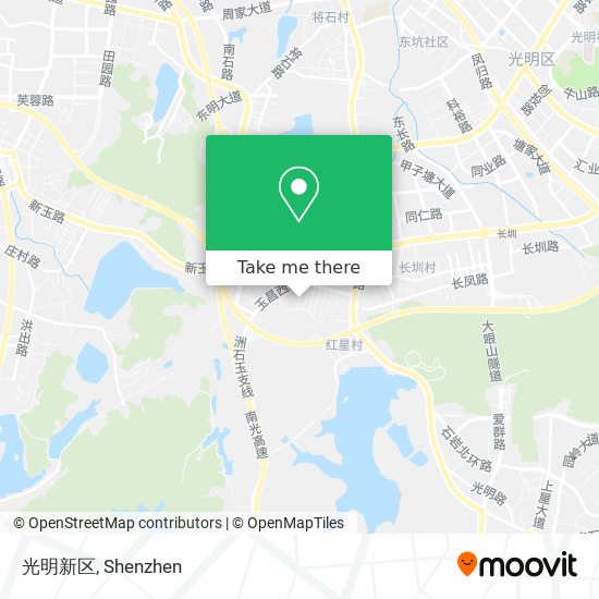 光明新区 map