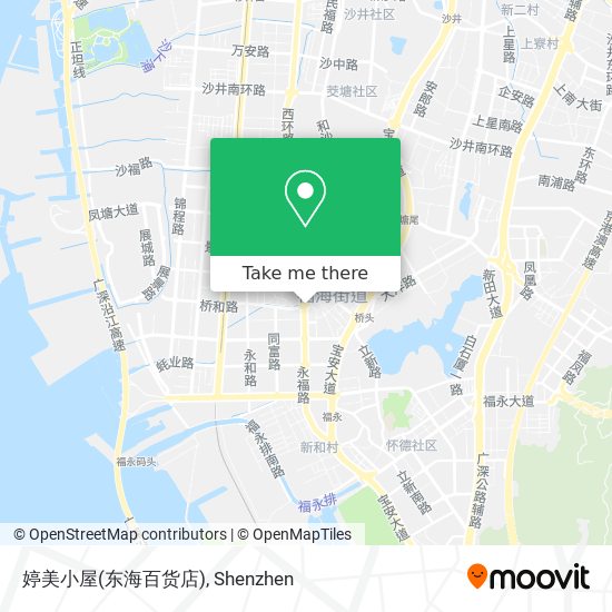 婷美小屋(东海百货店) map
