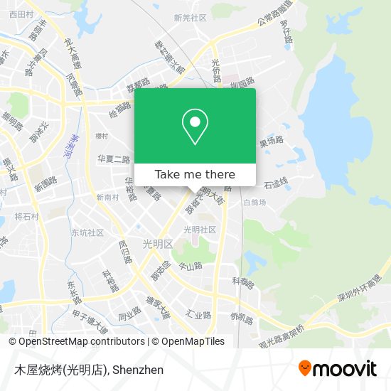 木屋烧烤(光明店) map