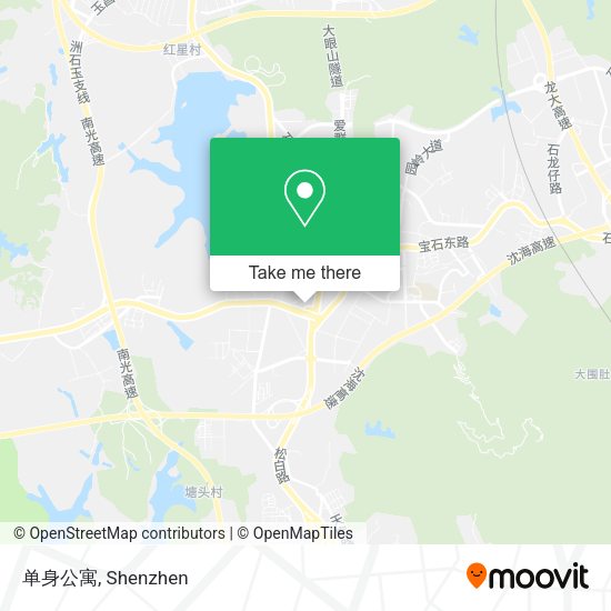 单身公寓 map