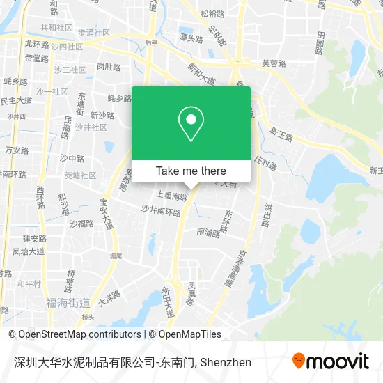深圳大华水泥制品有限公司-东南门 map