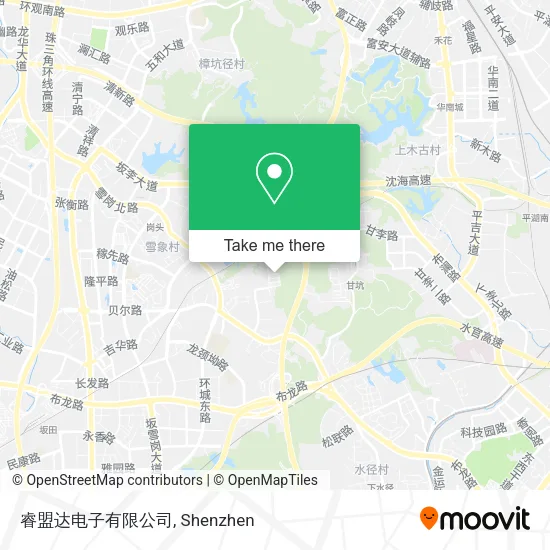 睿盟达电子有限公司 map