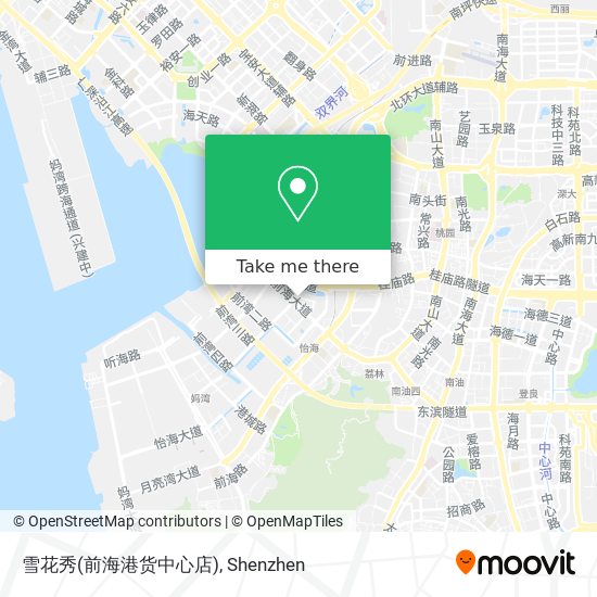 雪花秀(前海港货中心店) map