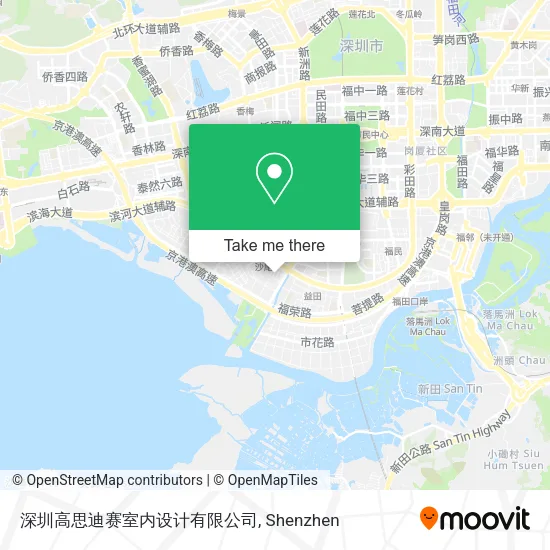 深圳高思迪赛室内设计有限公司 map