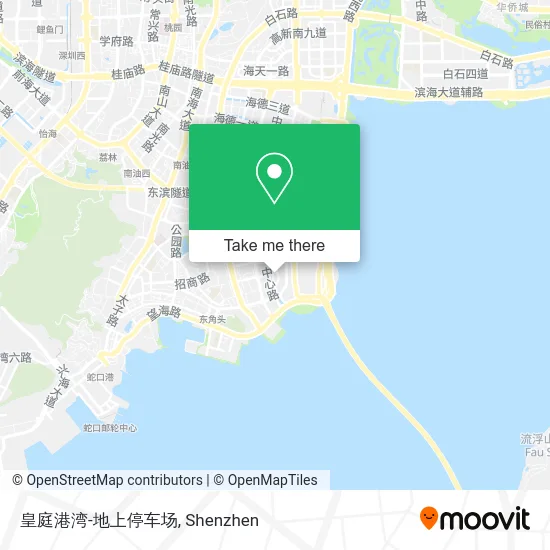 皇庭港湾-地上停车场 map
