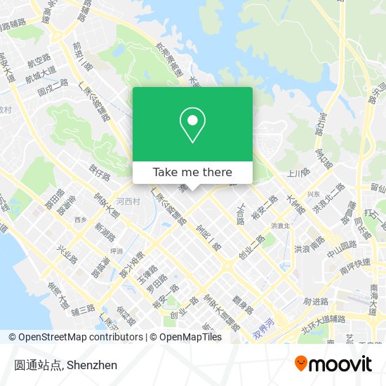 圆通站点 map