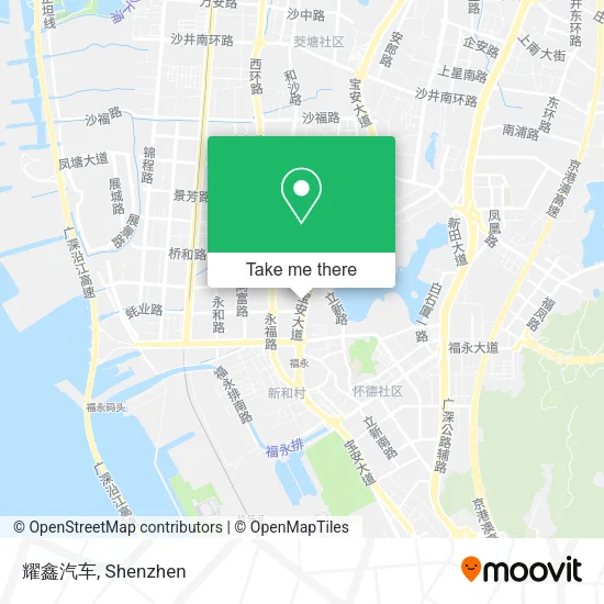 耀鑫汽车 map