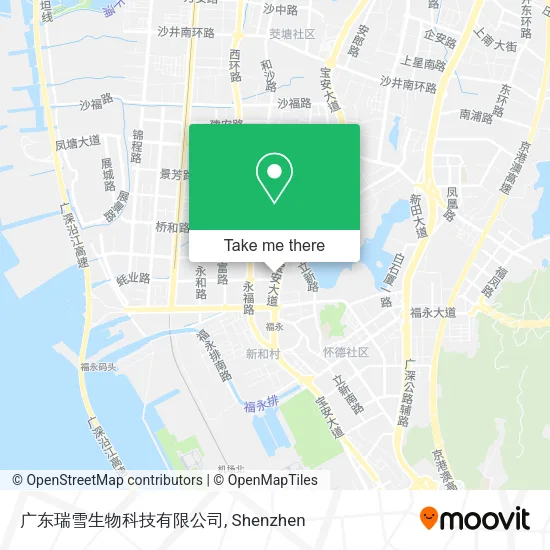 广东瑞雪生物科技有限公司 map