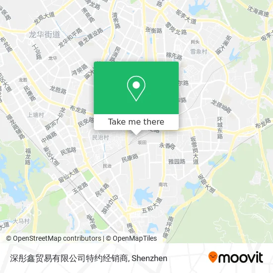 深彤鑫贸易有限公司特约经销商 map