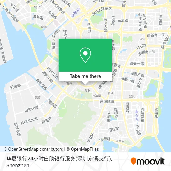 华夏银行24小时自助银行服务(深圳东滨支行) map