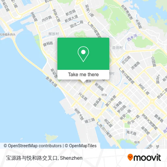 宝源路与悦和路交叉口 map