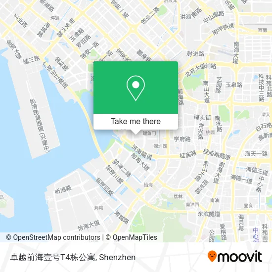 卓越前海壹号T4栋公寓 map