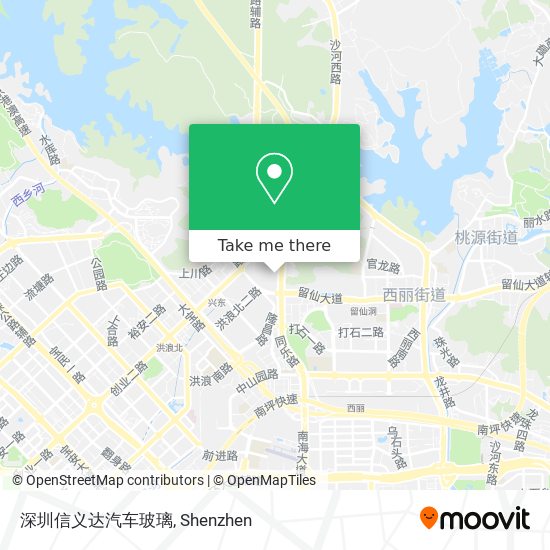 深圳信义达汽车玻璃 map