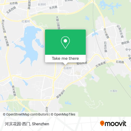 河滨花园-西门 map