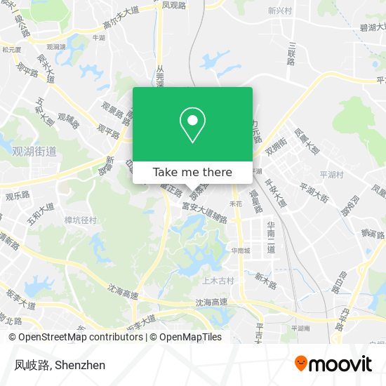 凤岐路 map