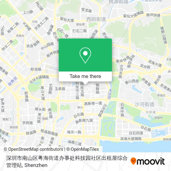 深圳市南山区粤海街道办事处科技园社区出租屋综合管理站 map