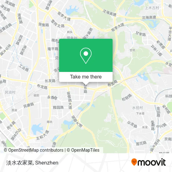 淡水农家菜 map