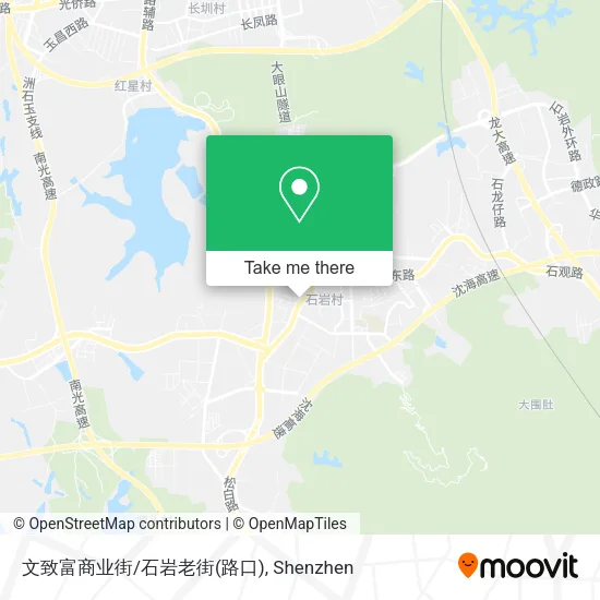 文致富商业街/石岩老街(路口) map