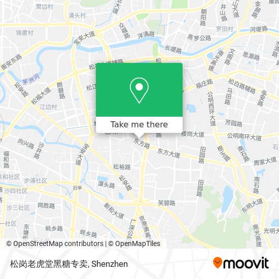 松岗老虎堂黑糖专卖 map
