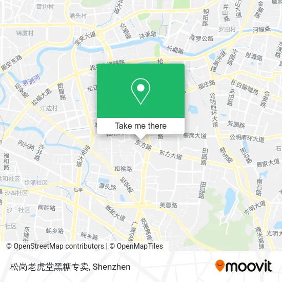 松岗老虎堂黑糖专卖 map