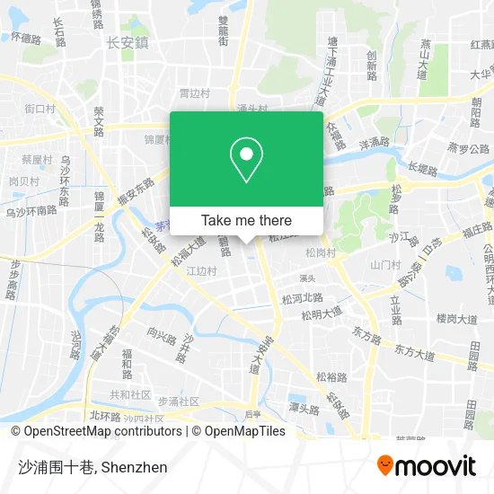沙浦围十巷 map