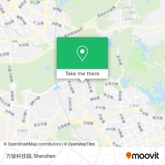 万骏科技园 map