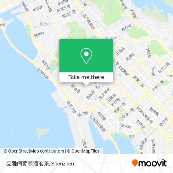 品雅阁葡萄酒茗茶 map