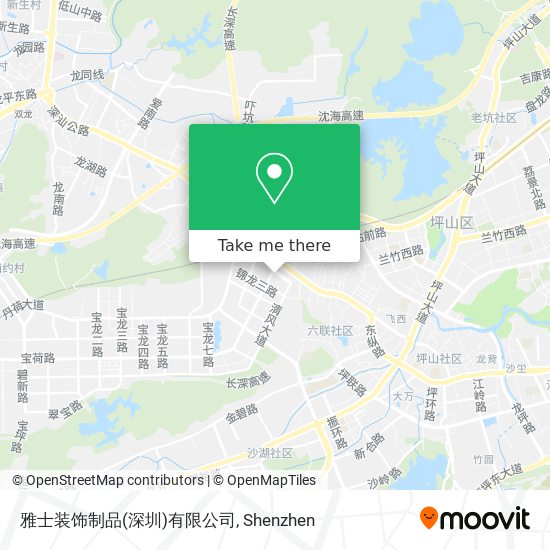 雅士装饰制品(深圳)有限公司 map