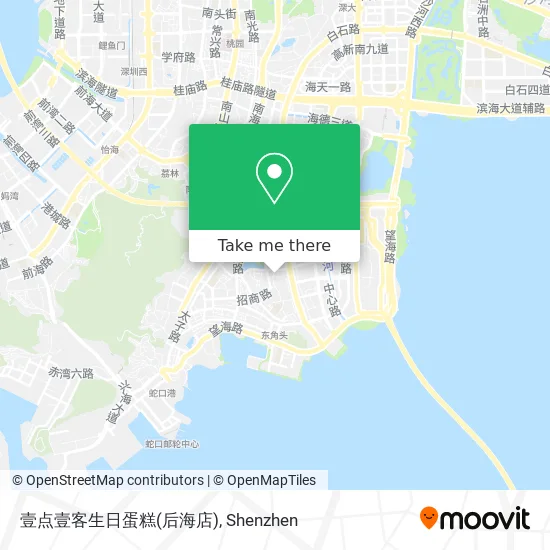 壹点壹客生日蛋糕(后海店) map