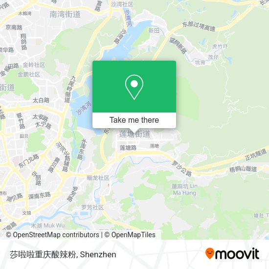 莎啦啦重庆酸辣粉 map