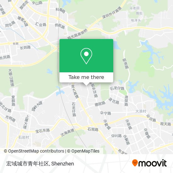 宏域城市青年社区 map