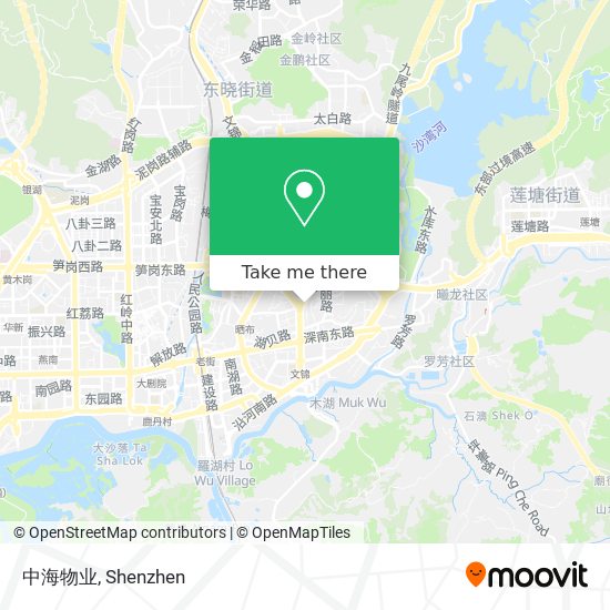 中海物业 map