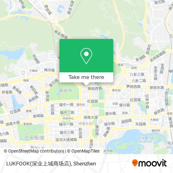 LUKFOOK(深业上城商场店) map