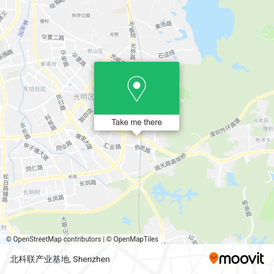 北科联产业基地 map